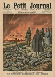 Wilhelm II in Front of Arras, the Barbarian Considering His Work, front cover illustration from 